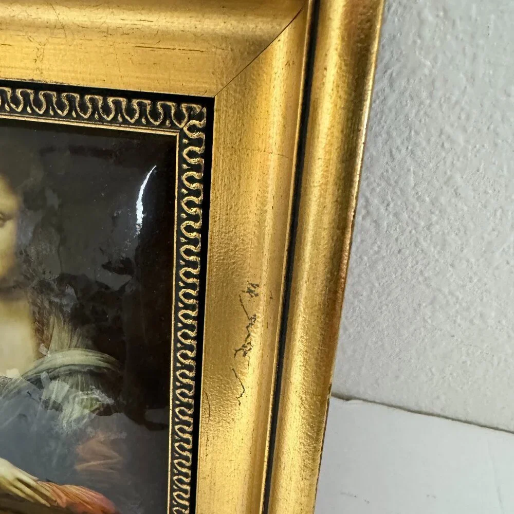 Vintage Reproduction Leonardo da Vinci Mona Lisa La Giaconda